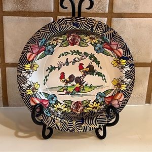 Vin Metal Tin Plate Brazil Rooster “ Action Industries Brazil”